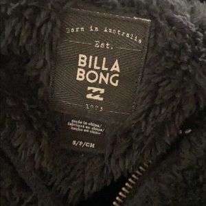 Fuzzy billabong sweatshirt
